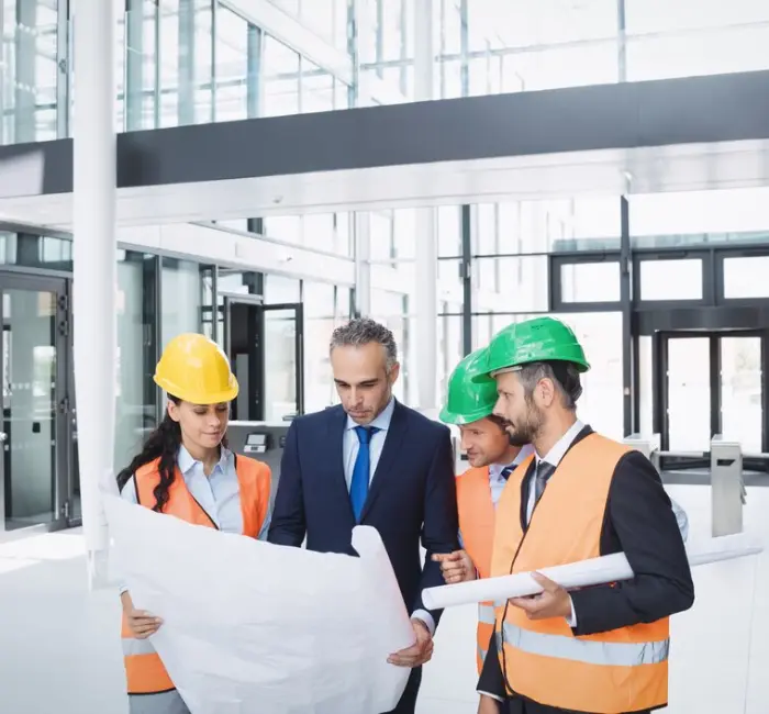 Commercial property maintenance work on retail and office facilities